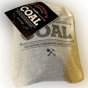 HAMMOND’s WORLD FAMOUS CINNAMON HARD CANDY COAL 4”x3” STOCKING STUFFER GAG GIFT